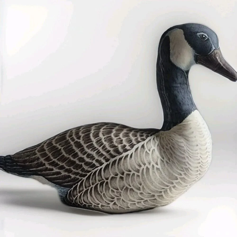 Vintage Canada Goose Plush Stuffed Animal Pillow | Folk Art | Door Stop - Picture 1 of 8
